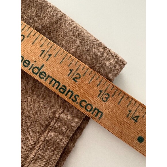 Sea Breeze California Top Women S Brown Cotton Gauze Boho Artsy Boxy Relaxed Pkt - Picture 14 of 15